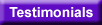 testimonials